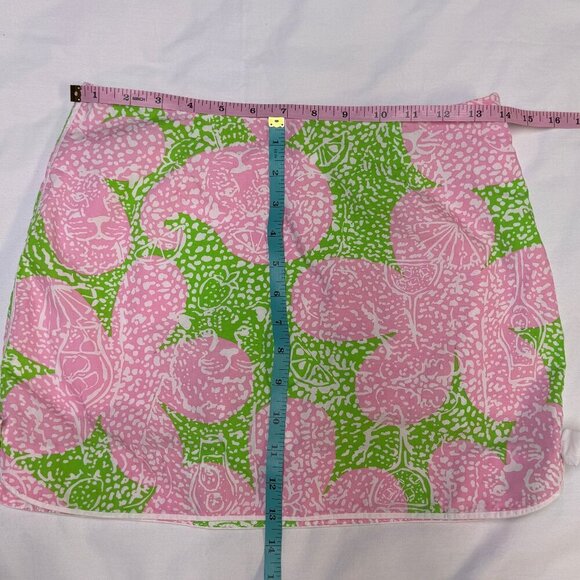 Lilly Pulitzer Cosette Skort – Limeade “Cheat Ya” – Size 00 – EUC – Bow Hem - Picture 9 of 11